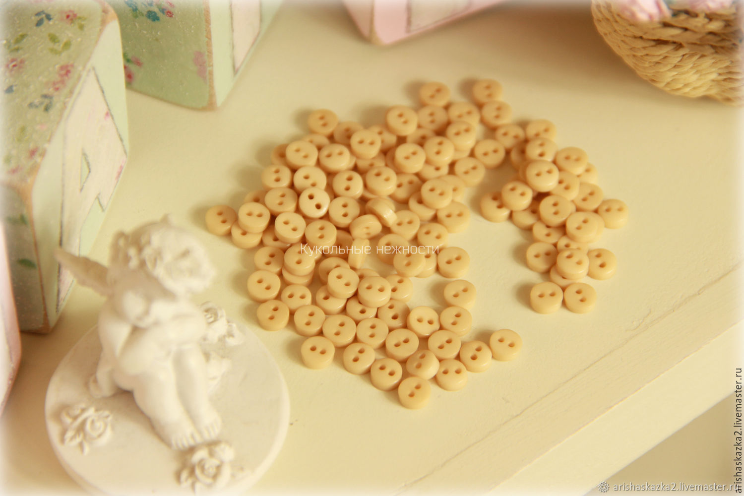 Детальное фото материалов для создания кукол - магазин Кукольные нежности