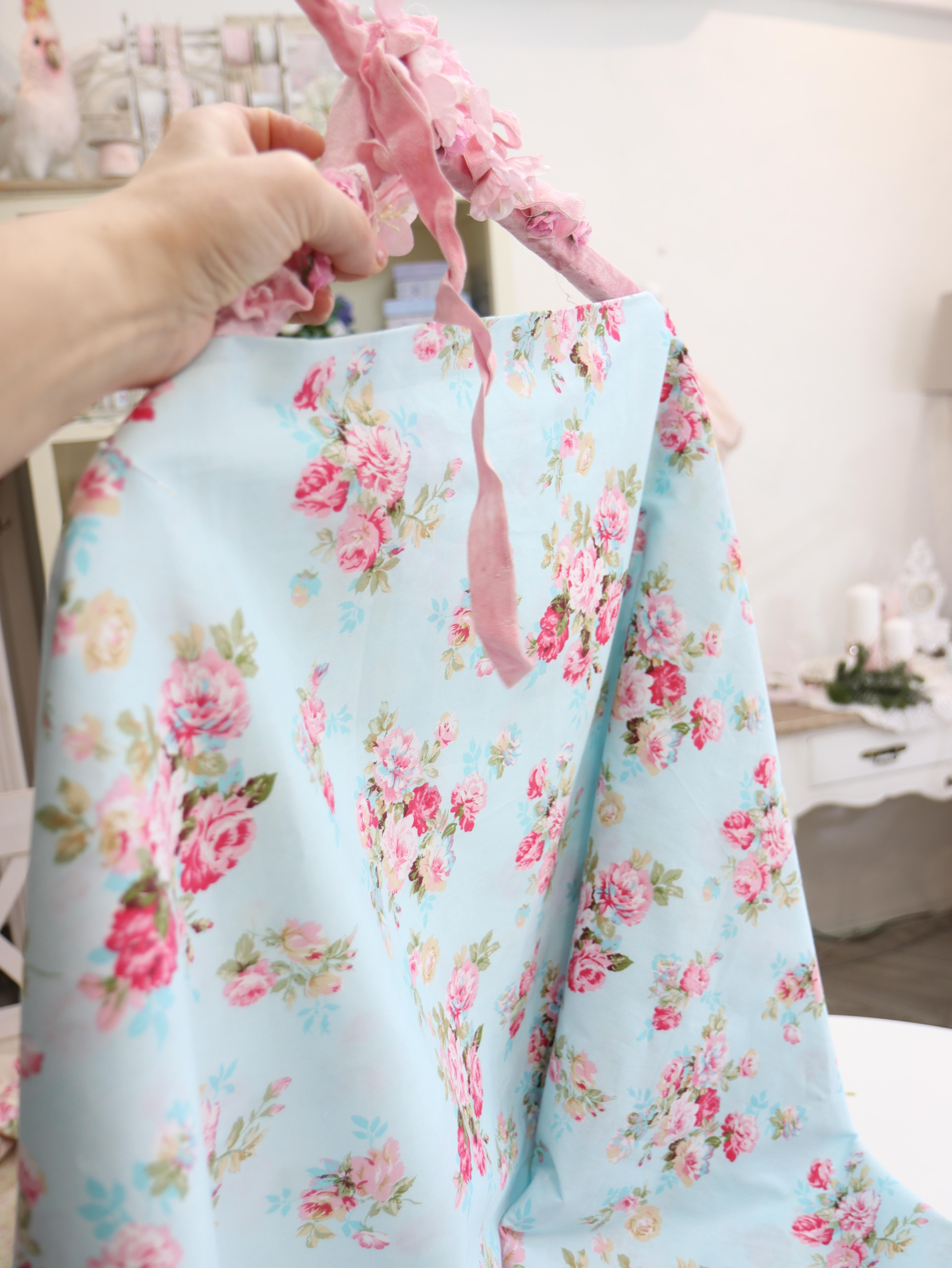 картинка Ткань хлопок "Елена Бирюзово-голубой" . от магазина Ариши Рукодельные нежности