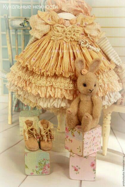 фото  Видео-курс: одежда кукол в рюшах школа кукол Ариши