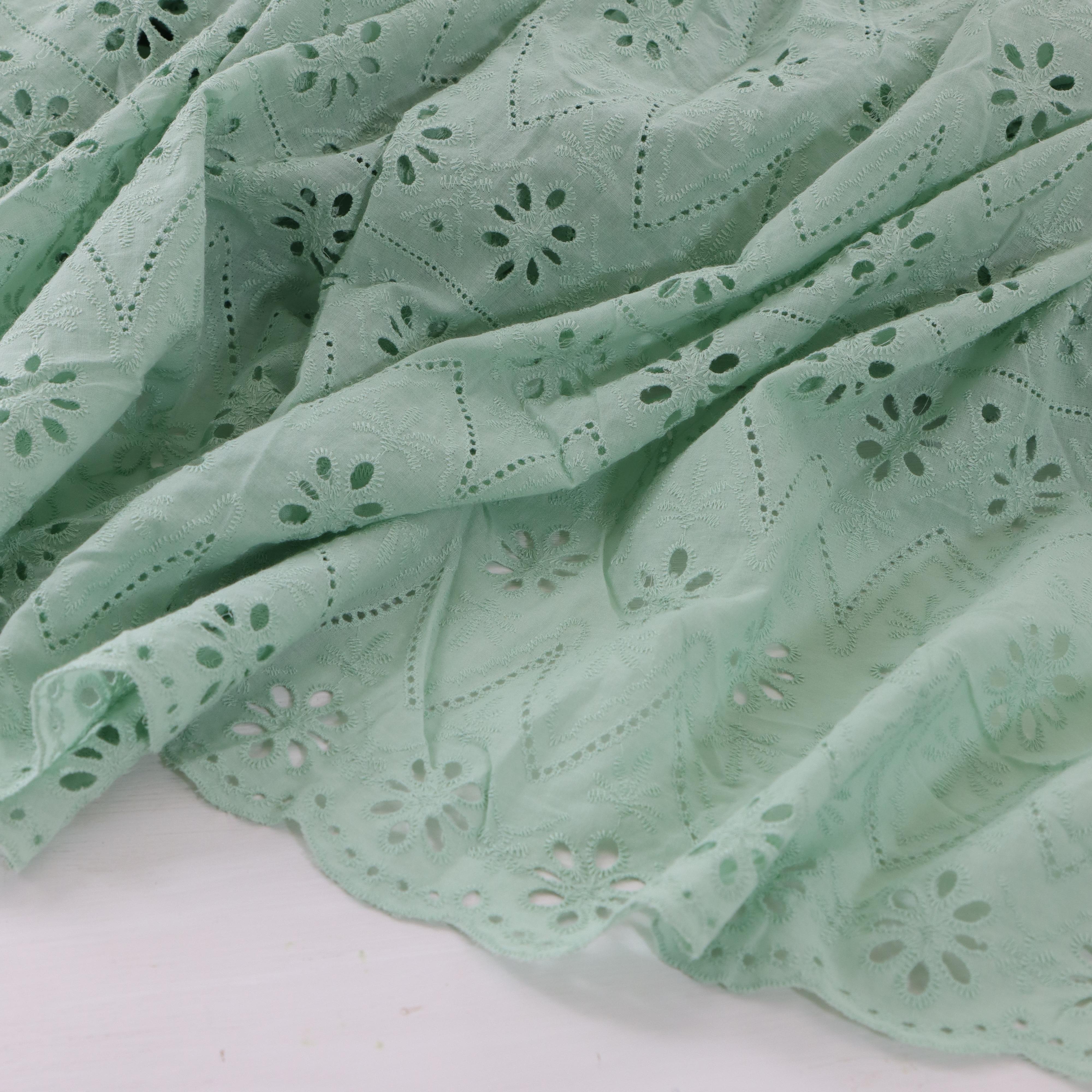 картинка Кружевное шитье  бирюзово-зеленое.  от магазина Ариши Рукодельные нежности