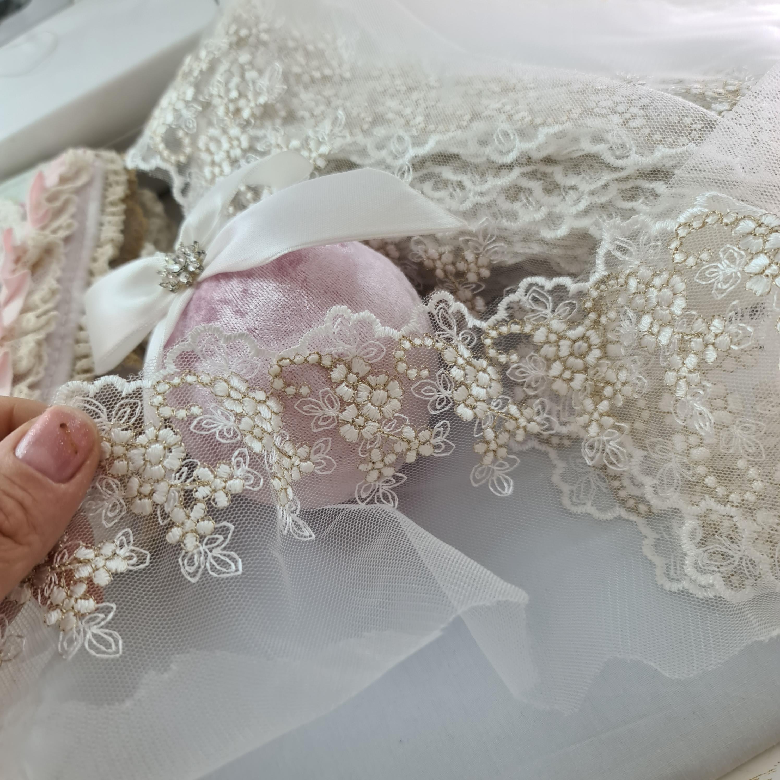 картинка Кружево  золотое 3011. Кружево люрекс от магазина Ариши Рукодельные нежности