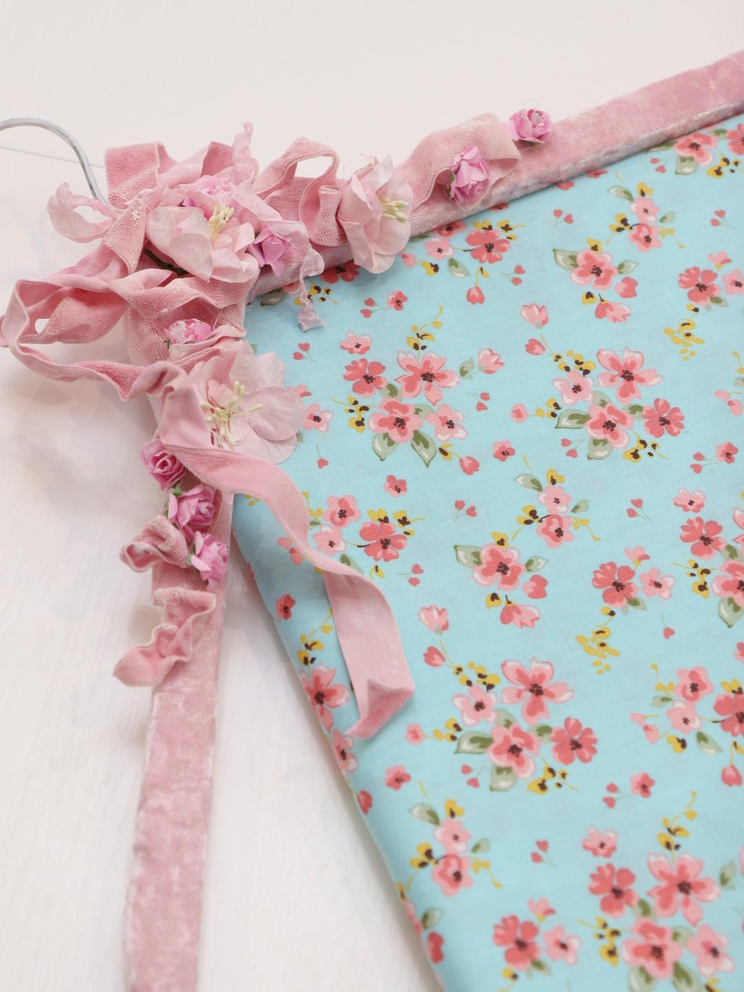 картинка Ткань хлопок " Азалия " бирюзовая.  от магазина Ариши Рукодельные нежности